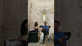 Piers Faccini amp Laura Cahen  Oiseau acoustic version in a romanesque church [upl. by Sanders]