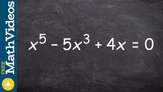 How to find the roots of a polynomials by factoring [upl. by Sidran]