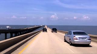 The Worlds Longest Overwater Bridge the Lake Pontchartrain Causeway [upl. by Fesuy]