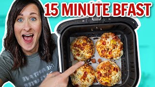 Air Fryer Breakfast in 15 Min or Less  FAST 15 Minute Air Fryer Breakfast Recipes [upl. by Namra261]