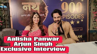 Nath Zewar Ya Zanjeer Serial Actor Aalisha Panwar and Arjun Singh Dalal Full Exclusive Interview [upl. by Jori]