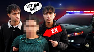 HUGE FIGHT WITH COUSIN amp GETTING ARRESTED PRANK ON GIRLFRIEND  SHE GOT EMOTIONAL [upl. by Rebmetpes]