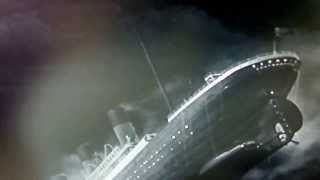 Titanic 1953 Sinking with Hindenburg Disaster Audio [upl. by Ennairda]