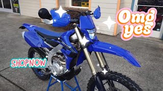 2023 Yamaha WR450F Street Legal Light Kit Product description [upl. by Oinigih]