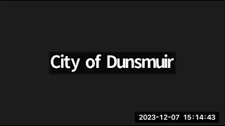 Dunsmuir City Council Meeting 12072023 [upl. by Wilma309]