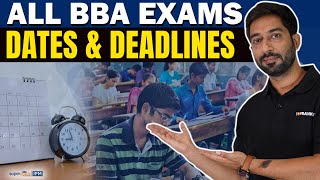 BBA Forms amp Dead Lines 2024  All BBA Colleges Exam Dates amp Last Date  BBA Colleges 2024 [upl. by Naillimxam]