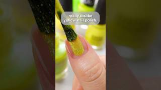 😏calling all yellow nail polish haters 📣 nailpolish nails [upl. by Lepine]