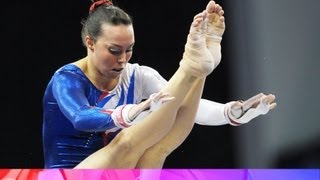 2009  BETH TWEDDLE  GOLD Floor  World Championships London [upl. by Kizzee]