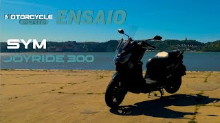 SYM Joyride 300  design desportivo e linhas estreitas [upl. by Campos]