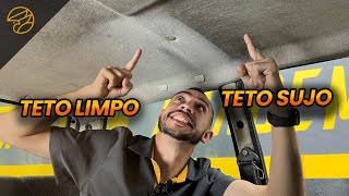 COMO LIMPAR O FORRO DO TETO DO CARRO  Simples e rápido [upl. by Anihs640]