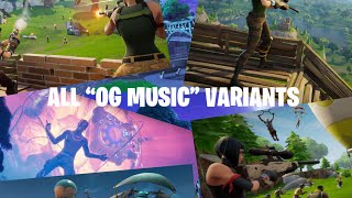 Fortnite  All “OG Music” Variants Update [upl. by Kynthia]