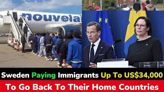 Sweden to pay immigrants up to US34000 to go back to home country [upl. by Anoblav]