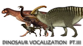 Dinosaur Vocalization Study Pt III 2023  Cretaceous Era II [upl. by Gower]