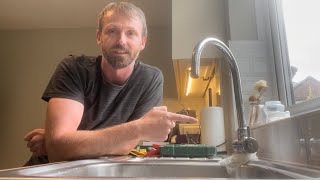 How to replace a kitchen tap  monobloc kitchen mixer tap [upl. by Hillman]