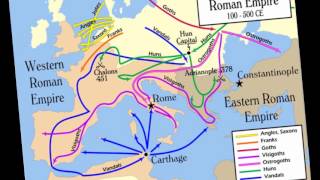 The Anglo Saxon invasions and the Heptarchy [upl. by Hilarius]