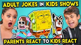 Parents React To Kids React To Funny Adult Jokes In Kids Shows [upl. by Elyrad193]