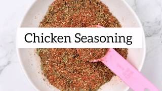 Best Chicken Seasoning Recipe [upl. by Nanahs]