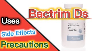 Bactrim Ds  Bactrim Ds uses  Bactrim Ds side effects  Bactrim Ds precautions  medicine bank [upl. by Resay]