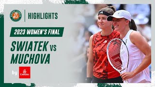 Swiatek vs Muchova Final Highlights  RolandGarros 2023 [upl. by Ailemac]