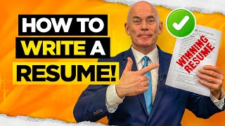 HOW TO WRITE A RESUME 5 Golden Tips for Writing a POWERFUL Resume or CV [upl. by Repard]