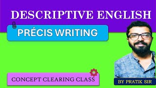 How to write a Precis  Tips to write Precis  Descriptive English for Mains Examination [upl. by Gina]