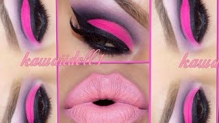 Tutorial de maquillaje dramático en rosa  Juancarlos960 [upl. by Surazal]