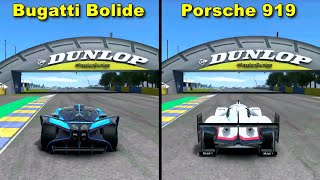 Real Racing 3 Bugatti Bolide vs F1 RB18 amp Porsche 919 [upl. by Namar]