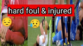 hard foul amp critically injury in womens soccer  football 😥uniquelmsubo injury womenfootball [upl. by Nohsar]