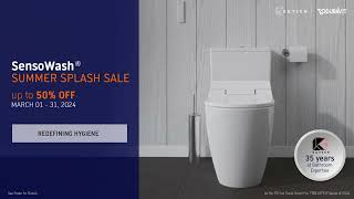 Shop for Duravit Sensowash up to 50 off until March 31 only on Kuysen [upl. by Audres379]