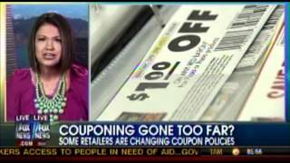 Fox amp Friends Retailers Fighting Back Against Extreme Couponing [upl. by Pontus250]