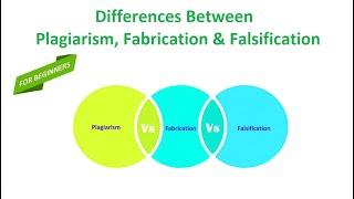 Differences Between Plagiarism Fabrication and Falsification [upl. by Kaufman183]