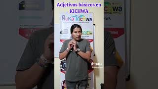 Adjetivos Básicos en KICHWA [upl. by Fotinas]