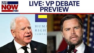 NEWS 101 VP Debate Previews Walz Vance to face off in VP debate tonight  LiveNOW from FOX [upl. by Sedecrem]