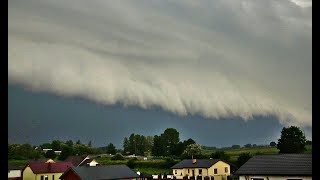 Potężna burza na Kujawach 24 maja 2014 Mogilno [upl. by Andreas]