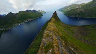 Senja Serenity Longrange FPV Drone Flight over Grytetippen and Keipan [upl. by Di347]