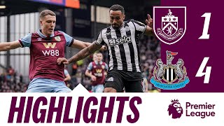 HIGHLIGHTS  Burnley 14 Newcastle Utd  Premier League [upl. by Ohce113]