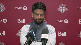 Lorenzo Insigne speaks on upcoming Toronto FC 2024 Home Opener at BMO Field [upl. by Fidellas]