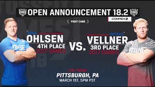 CrossFit Open 182 – Ohlsen vs Vellner [upl. by Litha]