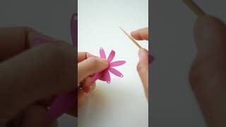 DIY Paper orchid paperflower paperflowertutorial diypaperflower [upl. by Vitia]