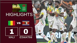 Mali 1 vs Eswatini 0  Afcon 2025 Qualifiers  Yves Bissouma ouvre le score a le 7ieme minute [upl. by Schechinger459]