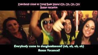 Haha and Skull  Busan Vacance MV with lyric [upl. by Ahsinert106]