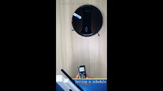 How to set a schedule for robot vacuum to clean  Tutorial for Setting time for Robotic Cleaner [upl. by Ditmore724]