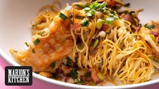 BaconFried Dumpling Noodles  Marions Kitchen [upl. by Artemla777]