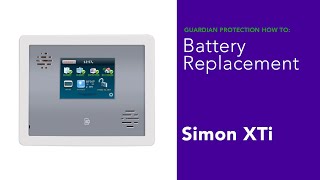 How to Replace the Battery for an Interlogix Simon XTi Security Panel [upl. by Stovall]