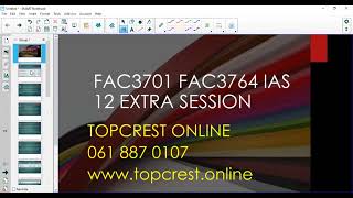 FAC3701 FAC3764 IAS 12 INCOME TAXES EXTRA SESSION [upl. by Skill]