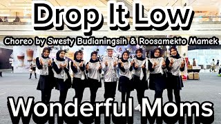 DROP IT LOW  Line Dance  Choreo by SWESTY BUDIANINGSIH amp ROOSAMEKTO MAMEK  Ambarukmo Plaza Jogja [upl. by Ennahteb]