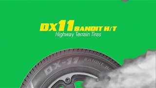 Delinte Tires 2019  DX11 Bandit HT HighwayTerrain Tire [upl. by Akirdnwahs]