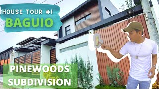 House Tour in Baguio 1 Pinewoods Subdivision Golf and Country Estate Modern Rustic Design [upl. by Lorianna]