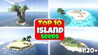 Top 10 SURVIVAL ISLANDS seeds MCPE Badrock amp Java [upl. by Aisylla84]