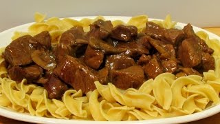 Beef and Noodles Recipe  How to Make Beef and Noodles [upl. by Nich438]